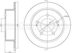 METELLI Brzdový kotúč METELLI 23-1561C (23-1561C)
