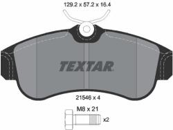 TEXTAR Sada brzdových platničiek kotúčovej brzdy TEXTAR 2154601 (2154601)