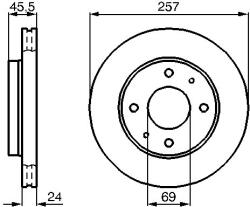 Bosch Brzdový kotúč BOSCH 0 986 478 774 (0 986 478 774)