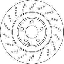 TRW Brzdový kotúč TRW DF6668S (DF6668S)