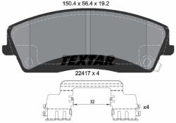 TEXTAR Sada brzdových platničiek kotúčovej brzdy TEXTAR 2241701 (2241701)