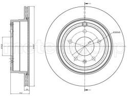 METELLI Brzdový kotúč METELLI 23-0893C (23-0893C)