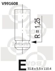 BGA Zawor Wydechowy (v991608)