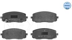 MEYLE Sada brzdových platničiek kotúčovej brzdy MEYLE 025 242 7516/W (025 242 7516/W)