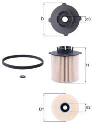 MAHLE Filtr Paliwa Opel (kx 265d)
