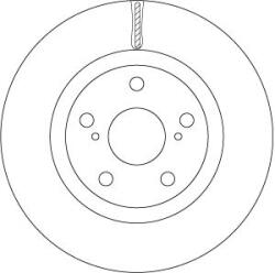 TRW Brzdový kotúč TRW DF6675 (DF6675)