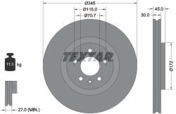 TEXTAR Brzdový kotúč TEXTAR 92323705 (92323705)