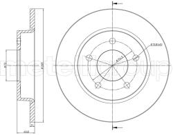 METELLI Brzdový kotúč METELLI 23-0738C (23-0738C)