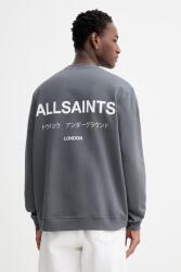 AllSaints pamut melegítőfelső UNDERGROUND - szürke M - answear - 51 990 Ft
