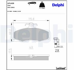 DELPHI Klocki Ham. Skoda Felicia/favorit (lp1429)
