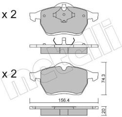 METELLI Sada brzdových platničiek kotúčovej brzdy METELLI 22-0279-0 (22-0279-0)