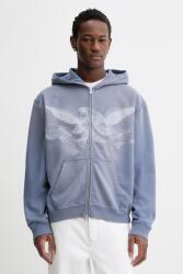 AllSaints pamut melegítőfelső AETERNA - lila XL