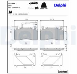 DELPHI Klocki Ham. Alfa 159 (lp2045)