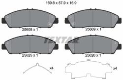 TEXTAR Sada brzdových platničiek kotúčovej brzdy TEXTAR 2560801 (2560801)