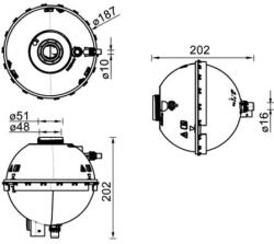 MAHLE Vyrovnávacia nádobka chladiacej kvapaliny MAHLE CRT 211 000S (CRT 211 000S)