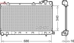 DENSO Chladič motora DENSO DRM36017 (DRM36017)