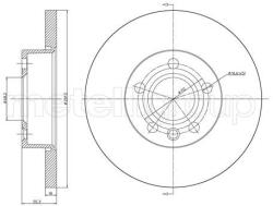 METELLI Brzdový kotúč METELLI 23-0484 (23-0484)