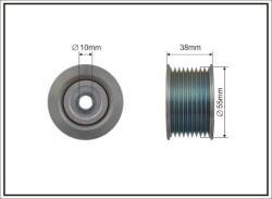 CAFFARO Vratná/vodiaca kladka rebrovaného klinového remeňa CAFFARO 500428 (500428)