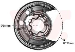 VAN WEZEL Ochranný plech proti rozstreku, Brzdový kotúč VAN WEZEL 1651374 (1651374)