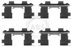 A. B. S Súprava príslušenstva, obloženie kotúčovej brzdy A. B. S. 1253Q (1253Q)