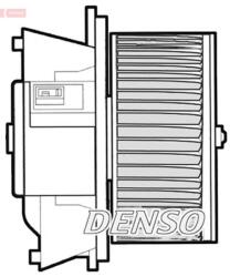 DENSO Vnútorný ventilátor DENSO DEA09042 (DEA09042)