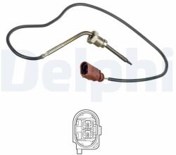 DELPHI Snímač teploty výfukových plynov DELPHI TS30187 (TS30187)