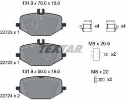 TEXTAR Sada brzdových platničiek kotúčovej brzdy TEXTAR 2272301 (2272301)