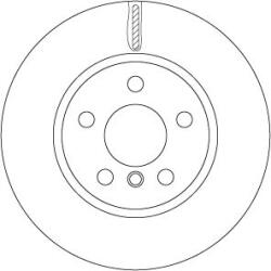 TRW Brzdový kotúč TRW DF6757 (DF6757)