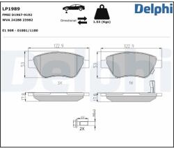 DELPHI Klocki Ham. Opel Corsa D (lp1989)