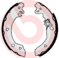 BREMBO Sada brzdových čeľustí BREMBO S 24 517 (S 24 517)