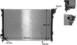 MAHLE Chladič motora MAHLE CR 985 000S (CR 985 000S)