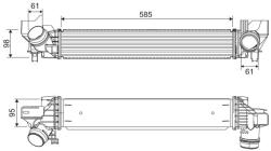VALEO Chladič plniaceho vzduchu VALEO 818318 (818318)