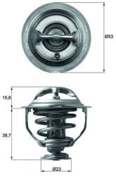 MAHLE Termostat chladenia MAHLE TX 117 95D (TX 117 95D)