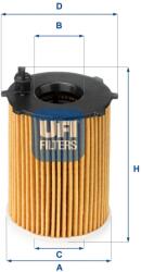 UFI Olejový filter UFI 25.128. 00 (25.128.00)