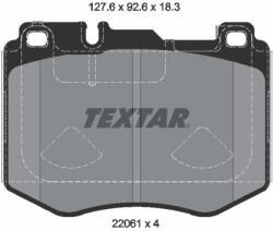 TEXTAR Sada brzdových platničiek kotúčovej brzdy TEXTAR 2206103 (2206103)