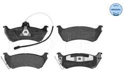 MEYLE Sada brzdových platničiek kotúčovej brzdy MEYLE 025 231 9017/W (025 231 9017/W)