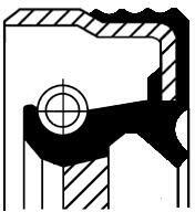 CORTECO Tesniaci krúżok kľukového hriadeľa CORTECO 01016759B (01016759B)