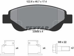 TEXTAR Sada brzdových platničiek kotúčovej brzdy TEXTAR 2395901 (2395901)