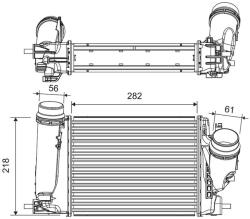 VALEO Chladič plniaceho vzduchu VALEO 816759 (816759)
