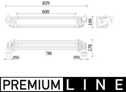 MAHLE Chladič plniaceho vzduchu MAHLE CI 611 000P (CI 611 000P)