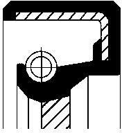 CORTECO Tesniaci krúżok kľukového hriadeľa CORTECO 19033909B (19033909B)