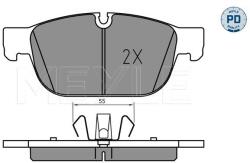 MEYLE Sada brzdových platničiek kotúčovej brzdy MEYLE 025 223 1719/PD (025 223 1719/PD)