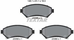 TEXTAR Sada brzdových platničiek kotúčovej brzdy TEXTAR 2335801 (2335801)