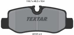 TEXTAR Sada brzdových platničiek kotúčovej brzdy TEXTAR 2210101 (2210101)