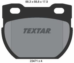 TEXTAR Sada brzdových platničiek kotúčovej brzdy TEXTAR 2347103 (2347103)
