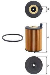 KNECHT Olejový filter KNECHT OX 1266D (OX 1266D)