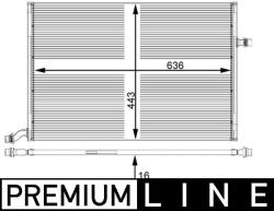 MAHLE Nízkoteplotný chladič, chladič turbodúchadla MAHLE CIR 25 000P (CIR 25 000P)