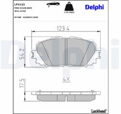 DELPHI Klocki Ham. Yaris 06- (lp2123)