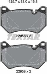 TEXTAR Sada brzdových platničiek kotúčovej brzdy TEXTAR 2295801 (2295801)