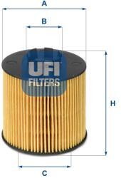 UFI Olejový filter UFI 25.047. 00 (25.047.00)